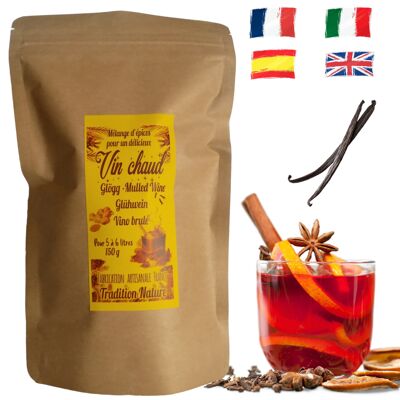 Mulled wine spices | Mixture of Spices for 5 liters minimum [150 gr]
