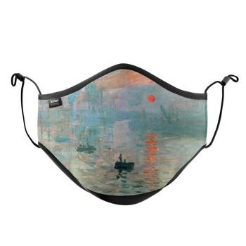 Face Mask - Claude Monet, Impression: Sunrise 1872 1