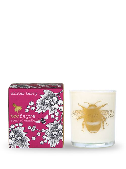 Bee Merry Winter Berries Large Scented Candle