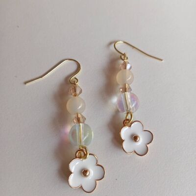 FLEUR DES BOUCLES D'OREILLES