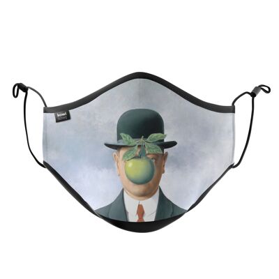 Maschera per il viso - René Magritte, Il figlio dell'uomo 1964