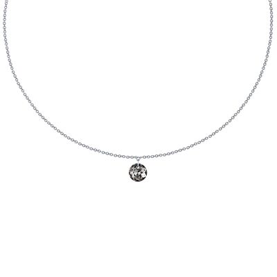 LA MUSE Choker Necklace Silver & Black