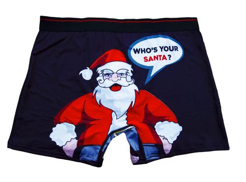 Boxershorts "Who's Your Santa"