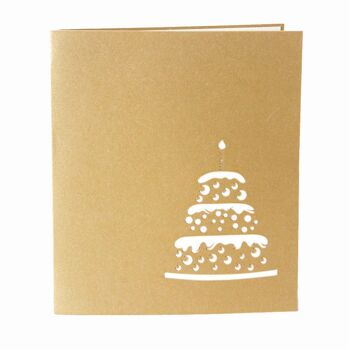Pop up carte de voeux gâteau d'anniversaire joyeux anniversaire 4