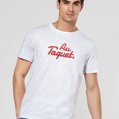 Au taquet men's T-shirt (velvet effect)