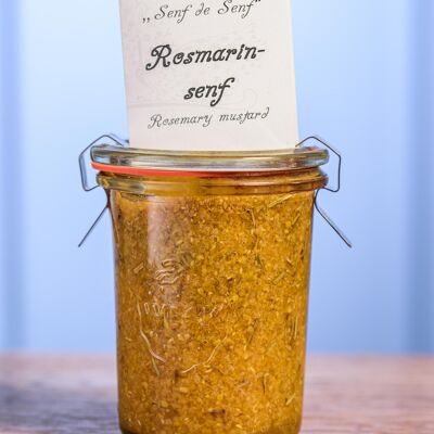 Mustard Senf de Senf with rosemary, 150 ml jar