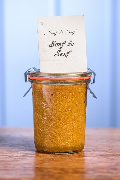 Mustard Senf de Senf pur, 150 ml Weck-Glas