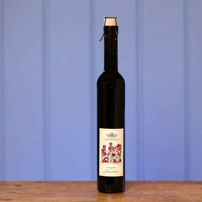 vinagre de vino con negro Grosellas, botella Doktorenhof de 500 ml