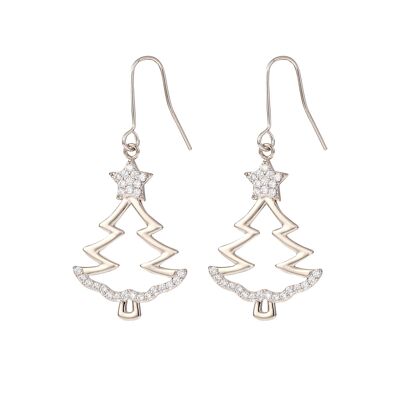 Boucles d'oreilles de Noël "Arbres de Noël décorés"