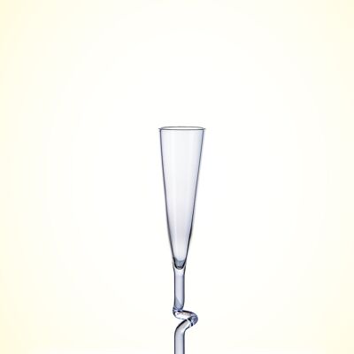 Small, mouth-blown digestif glass