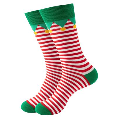 Chaussettes de Noël "Les Lutins vous envieront"