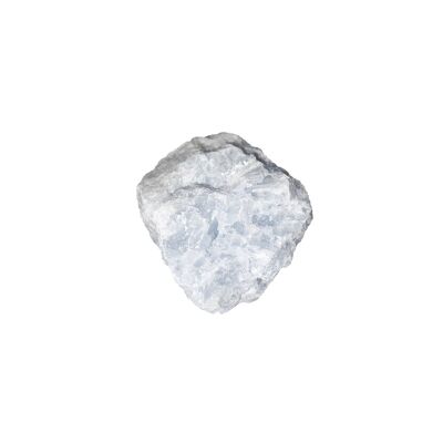 Pietra grezza di calcite blu