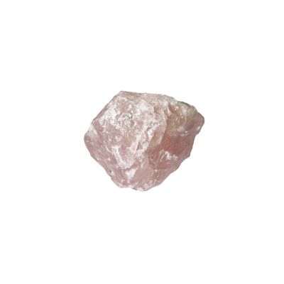 Piedra en bruto de cuarzo rosa
