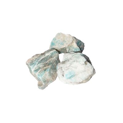 Pierres brutes Amazonite d'Inde - 250grs