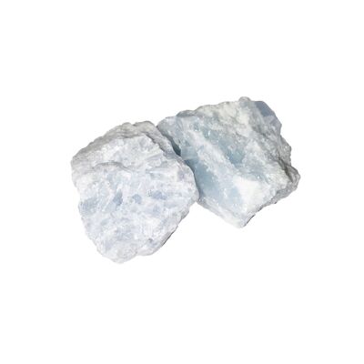 Blue calcite raw stones - 250grs