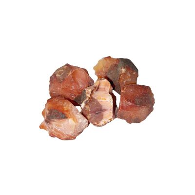 Raw Carnelian stones - 250grs