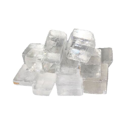 Pierres brutes Calcite blanche - 500grs