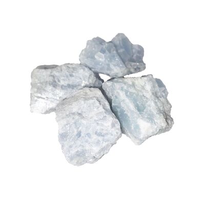 Blue calcite raw stones - 500grs