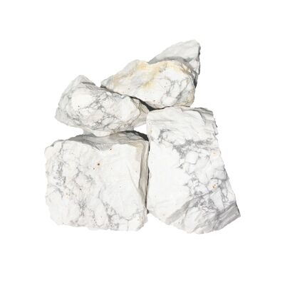 Pierres brutes Howlite - 500grs