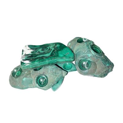 Raw Malachite stones - 500grs