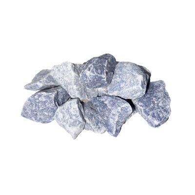 Rohe blaue Quarzsteine - 500grs