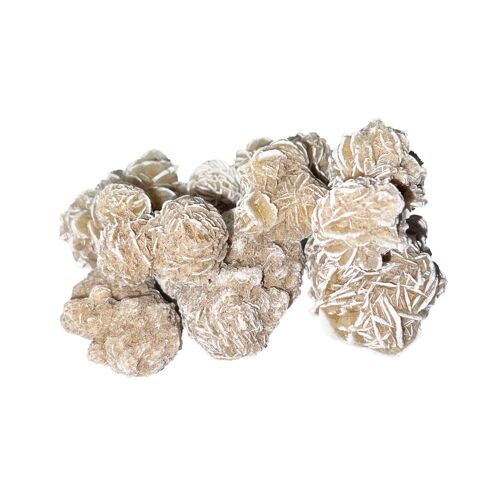 Pierres brutes Rose des sables blanc - 500grs
