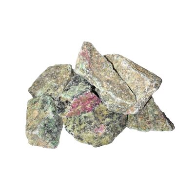 Ruby zoisite raw stones - 500grs
