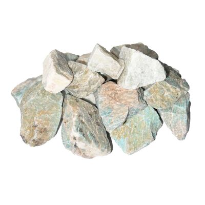 Rough stones Amazonite from India - 1Kg