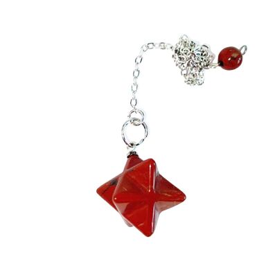 Red Jasper Pendulum - Merkaba