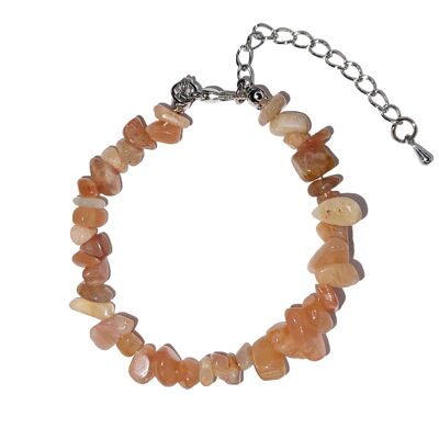 Sunstone bracelet - Baroque with clasp - 19 to 23cm