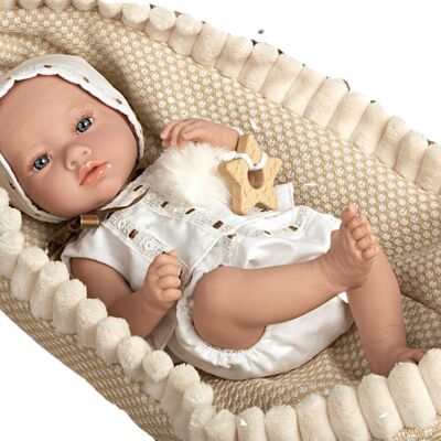 DOLL ARIA 38 CM. ELEGANCE WITH BEIGE CARPET LIFT