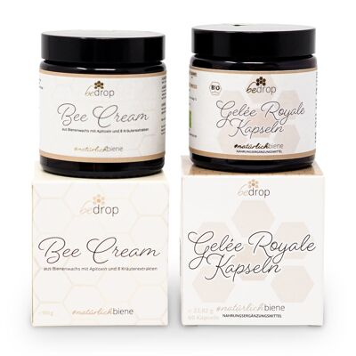 Anti-Aging Set | Bee Cream (bee venom ointment) + royal jelly capsules