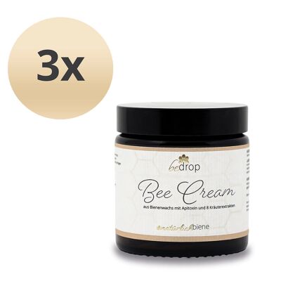 Vorteilsset: 3x Bee Cream Bienengiftsalbe & 8 Kräuterextrakten im 3er Set