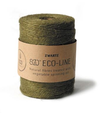 SIZO Belle corde de jute 3 mm de diamètre circonférence_Olive 1