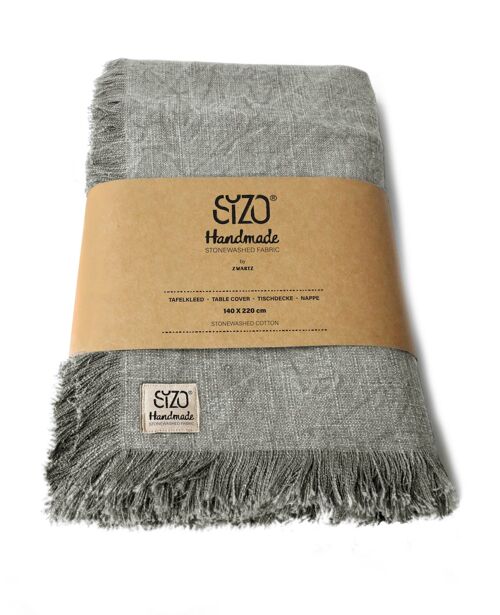 SIZO Handmade Collection Table cover 140x220 cm_Table cover Grey