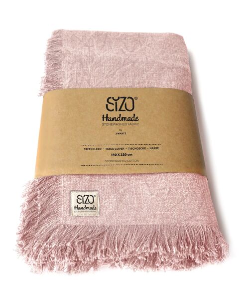 SIZO Handmade Collection Table cover 140x220 cm_Table cover Pink