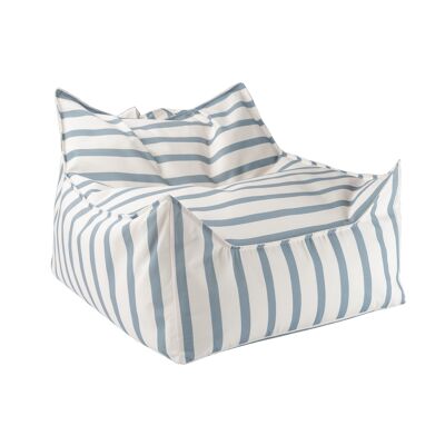 Blue Stripes Beanbag Chair