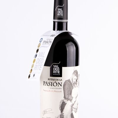 RUTAS DE LA PASION V.TINTO TEMPRANILLO MAZUELO 14% BOT. 75 CL