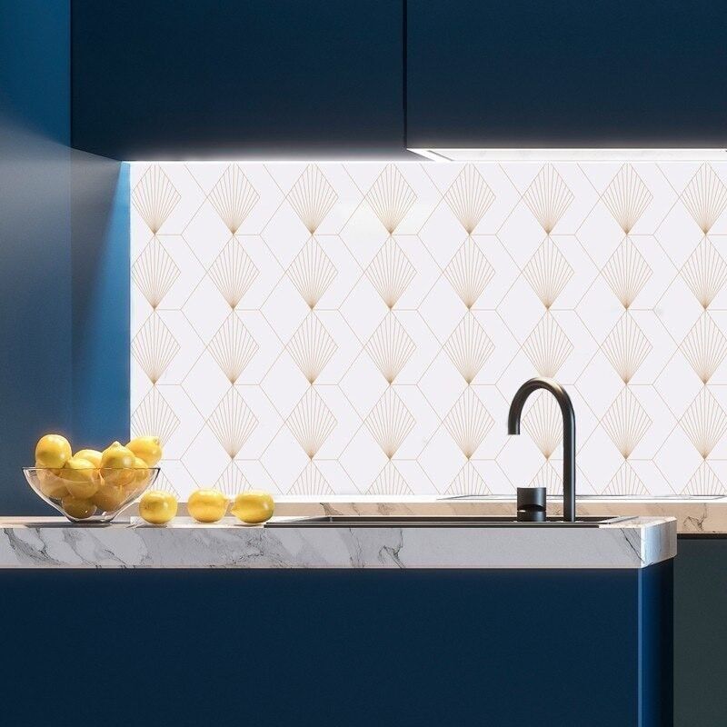 Schienale per cucina SCARLETT Set di 2 cerchietti L100xH20cm