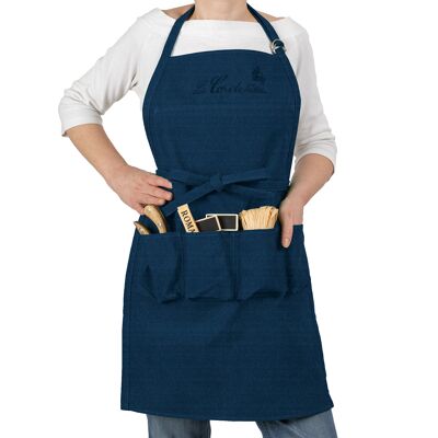 Long apron 5 pockets Jean One size