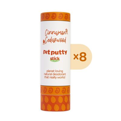 Deodorant Stick - Cinnamon Cedarwood (x8)