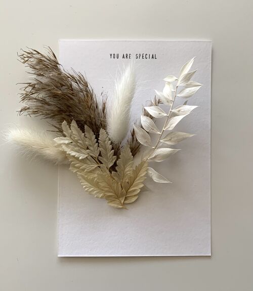 Dried flower card | You Are Special card