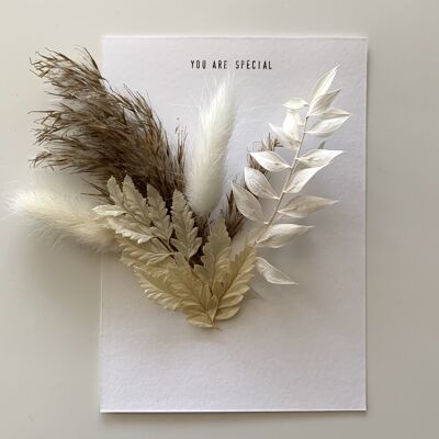 Dried flower card | You Are Special card