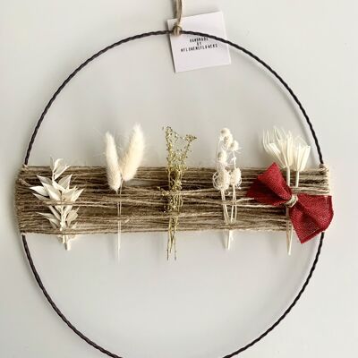 Dried Flower Christmas Wreath 30cm