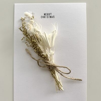 Dried Flower Christmas Card | Merry Christmas 2