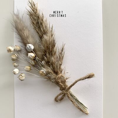 Dried Flower Christmas Card | Merry Christmas 5