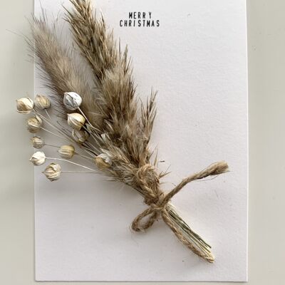 Dried Flower Christmas Card | Merry Christmas 5