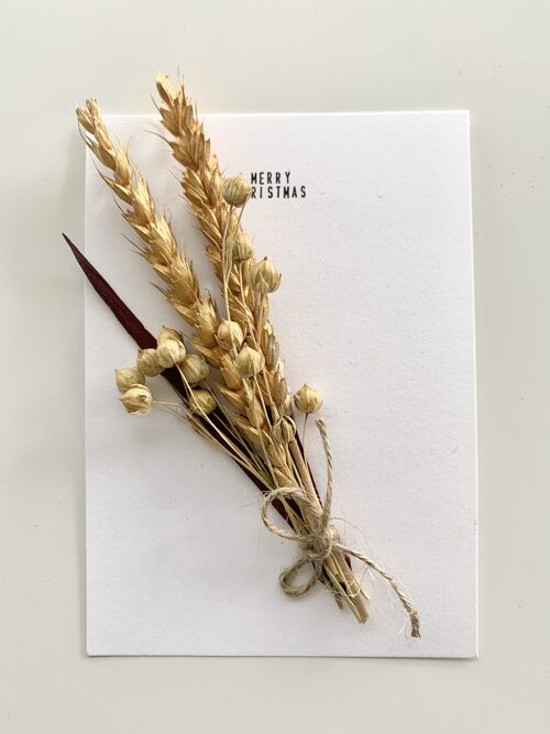 Dried Flower Christmas Card | Merry Christmas 6