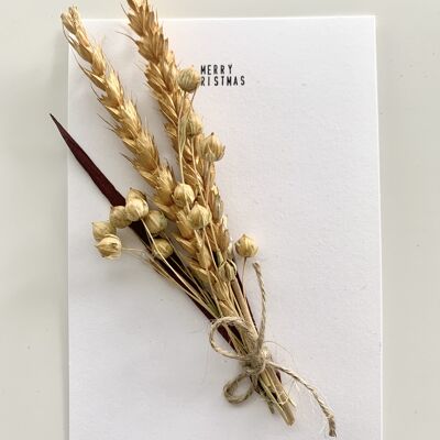 Dried Flower Christmas Card | Merry Christmas 6