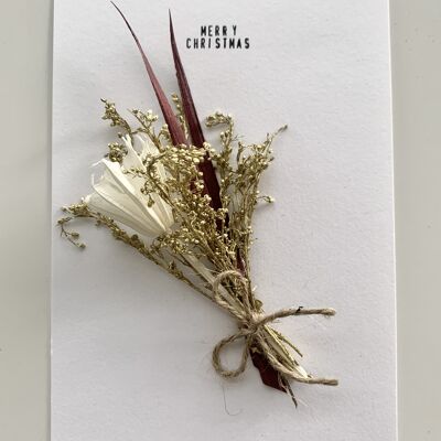 Dried Flower Christmas Card | Merry Christmas 7